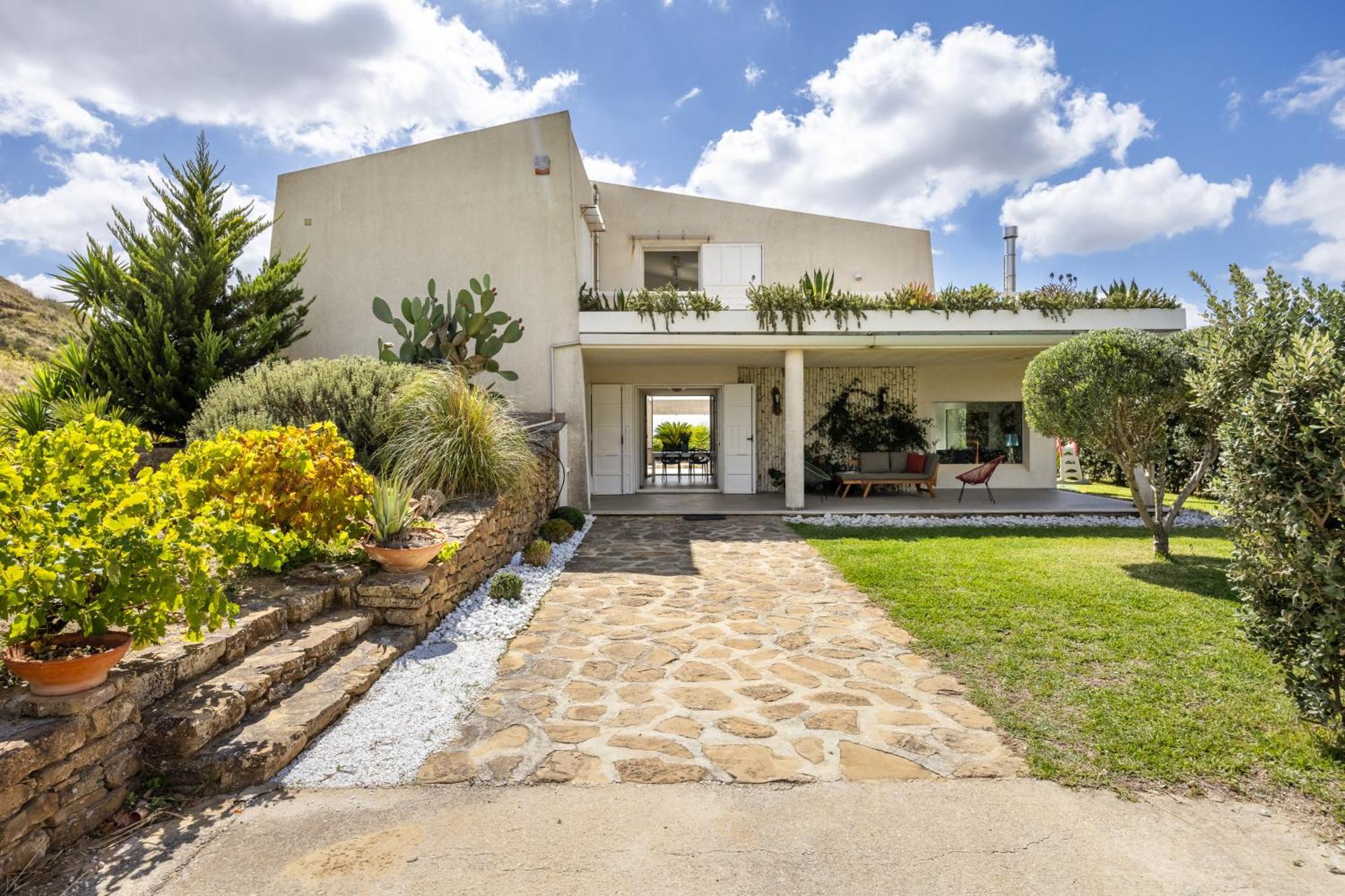 Villa Bonifato Vista Sulle Campagne E Sul Mare Siciliano Cozy House Italy Алькамо Екстер'єр фото