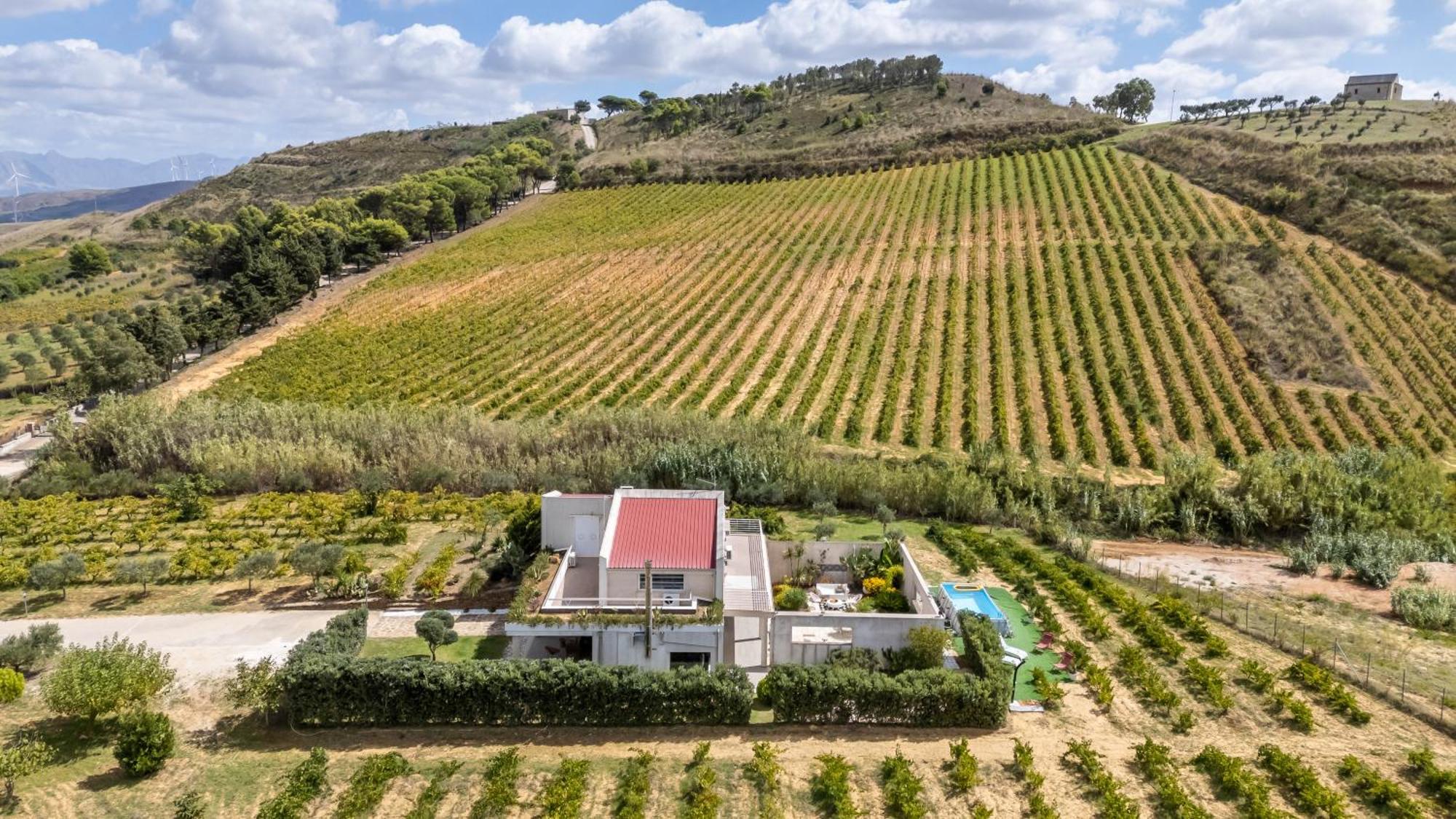 Villa Bonifato Vista Sulle Campagne E Sul Mare Siciliano Cozy House Italy Алькамо Екстер'єр фото